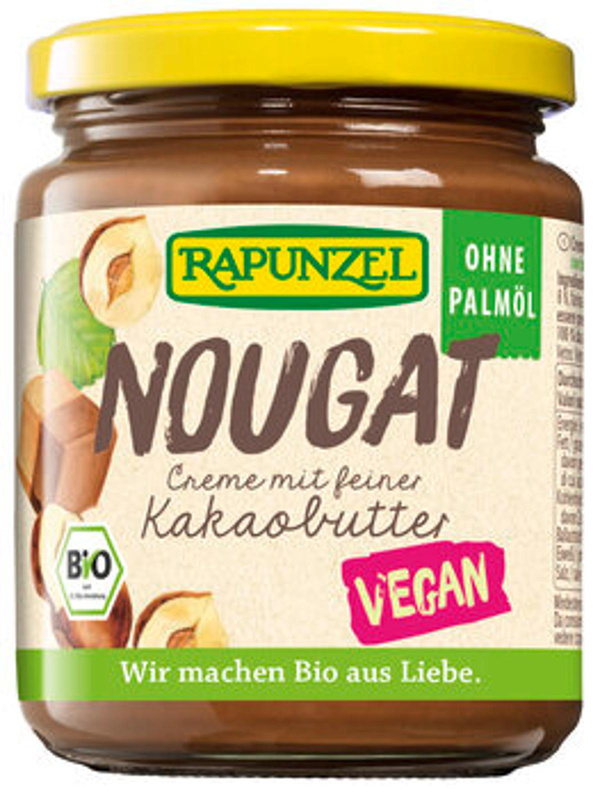 Produktfoto zu Nougat-Creme mit Kakaobutter (250g)
